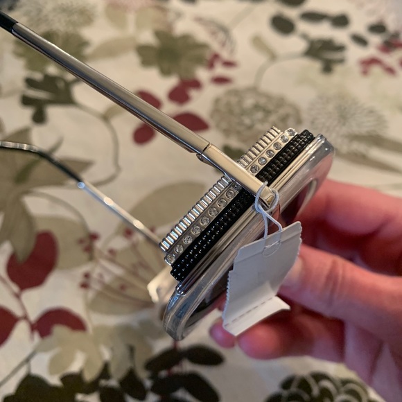 Authentic BOUCHERON 54 glitter oversized Square Swarovski crystals sunglasses - Picture 3 of 14